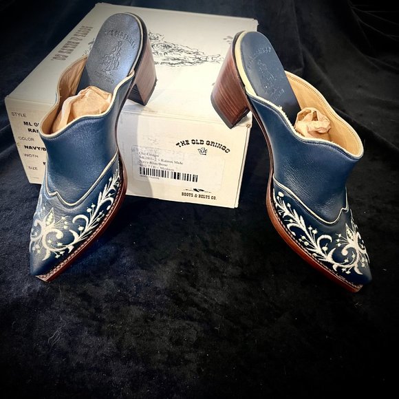 Old Gringo Snip Toe Western Cowboy Mules - Picture 2 of 8